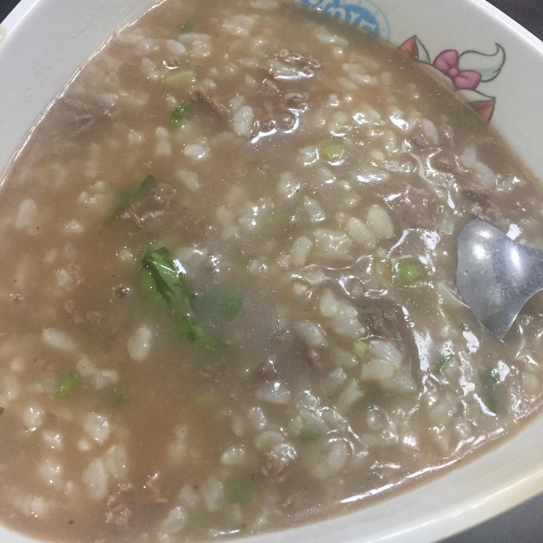 牛肉蛋花粥