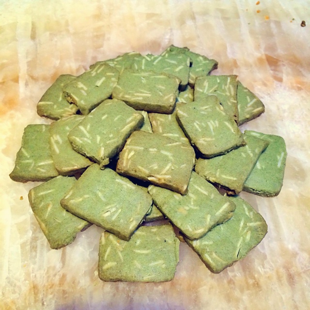 抹茶杏仁饼干