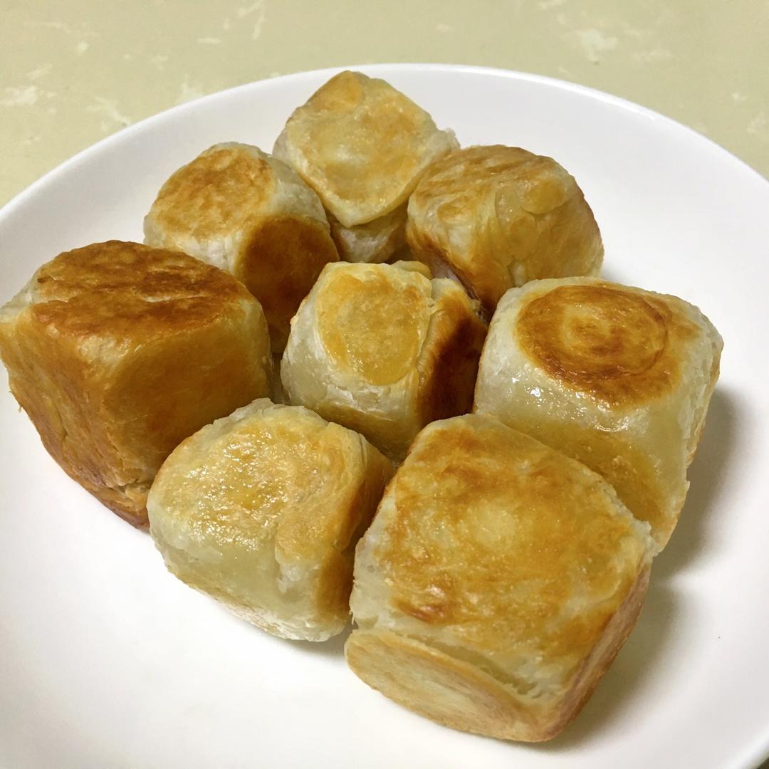 汤圆新吃法：汤圆黑芝麻糕