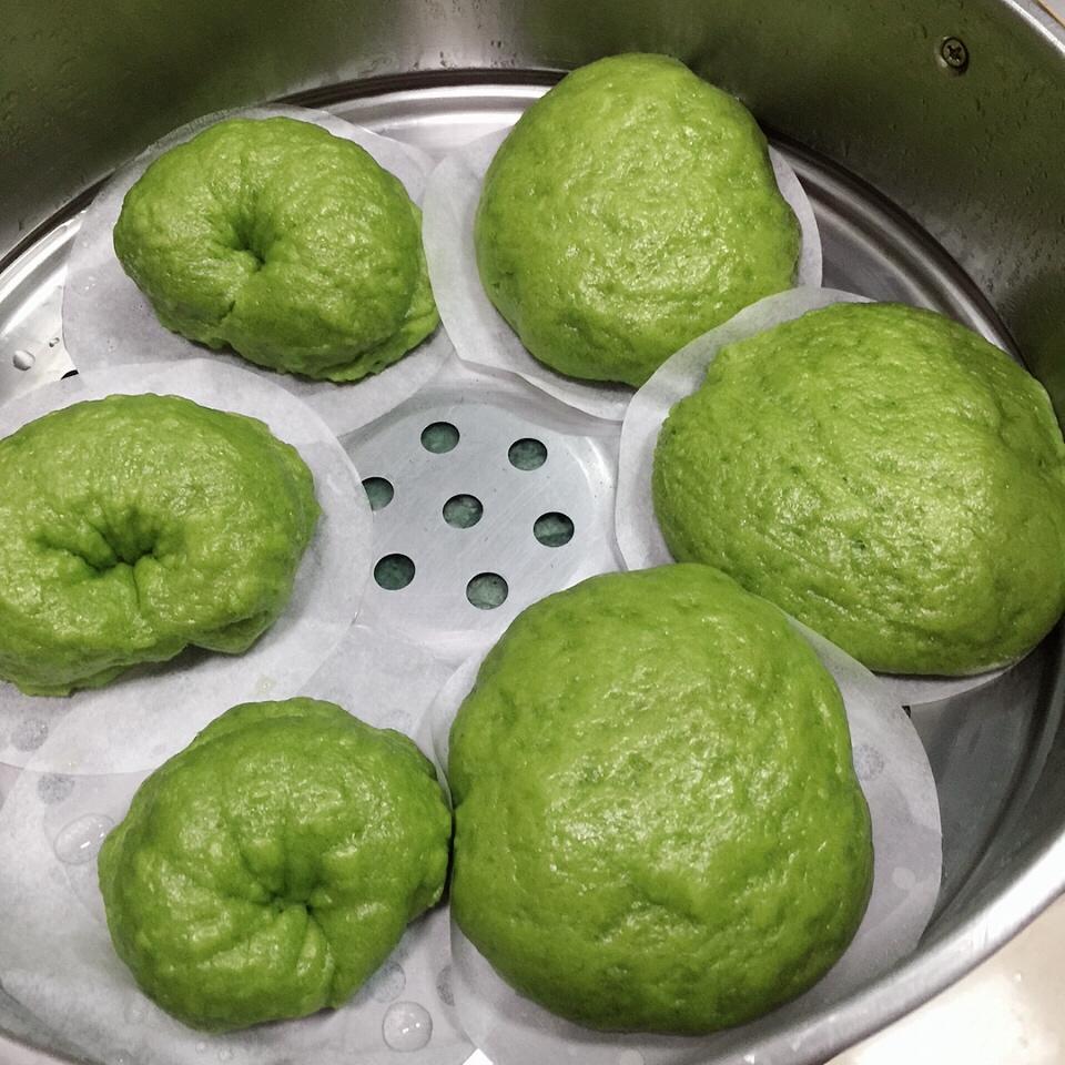 菠菜馒头