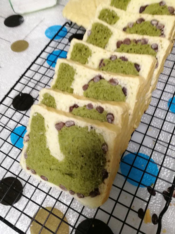 最正宗的日式抹茶红豆吐司