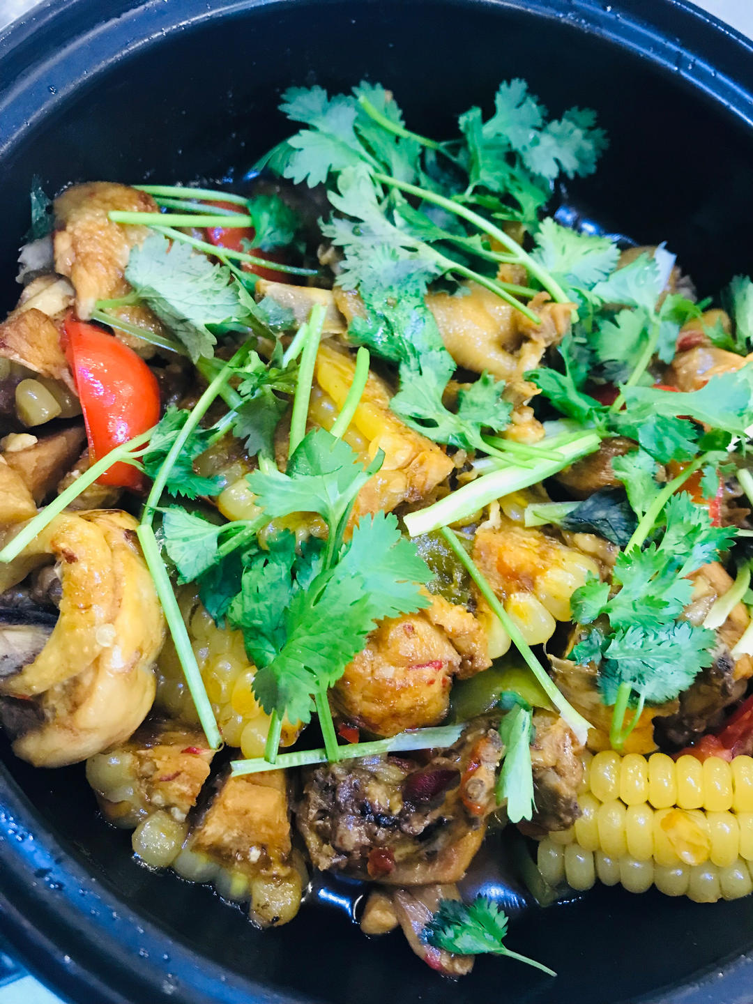 跟风做的，绝了绝了，这个葱烧鸡香S了