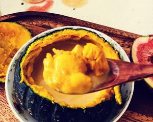 🎃秋天的味道～流沙南瓜浓汤 快手健康软糯🎃的做法 步骤8