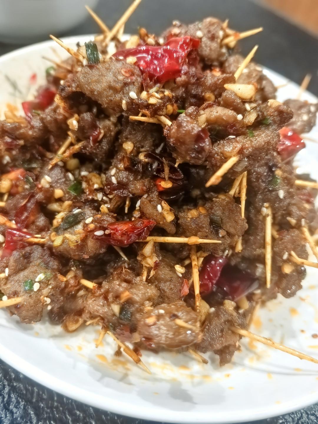 零失败牙签牛肉