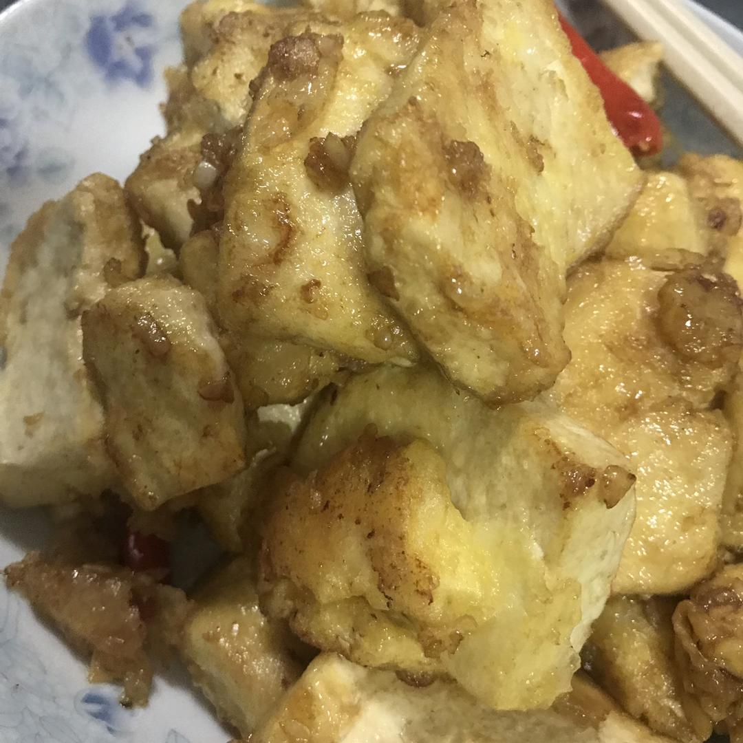 无敌好吃的香煎豆腐