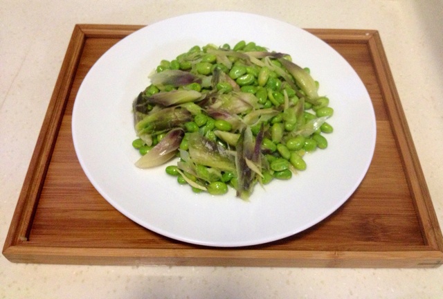 咸菜毛豆子