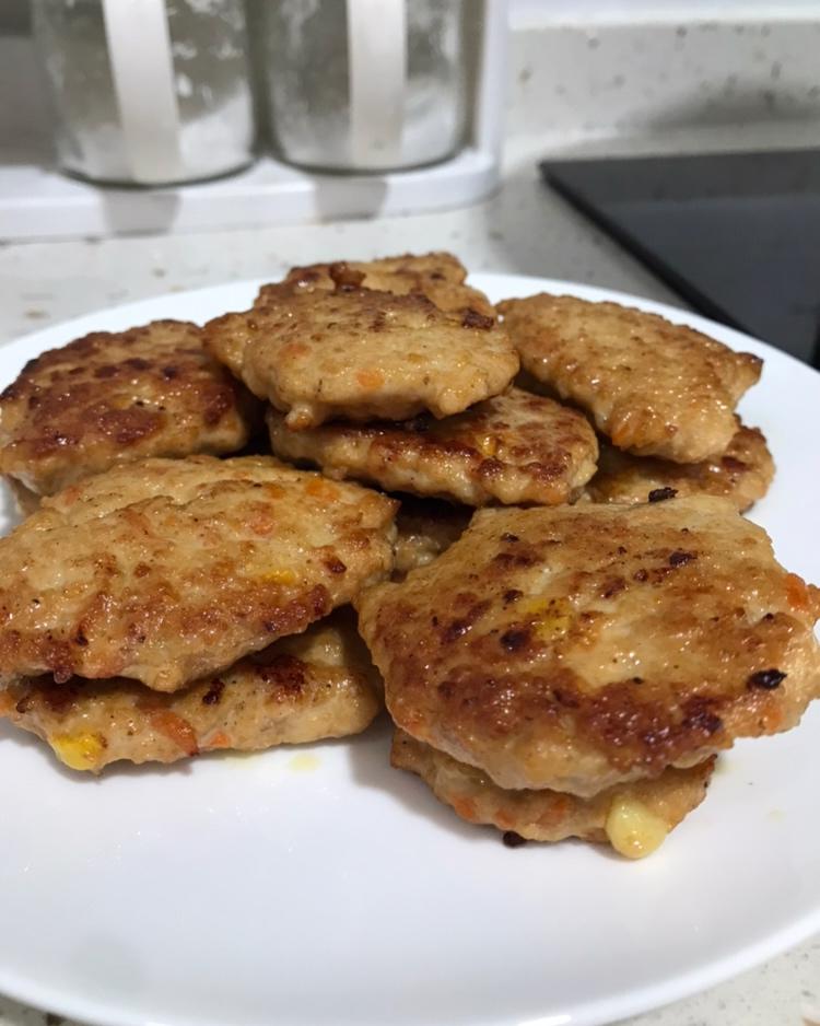 香煎鸡肉饼