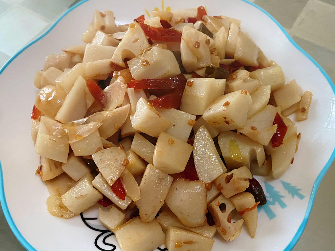 酸辣藕丁
