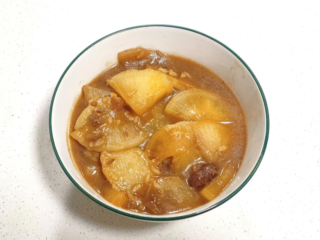 菌菇麻酱烧白萝卜