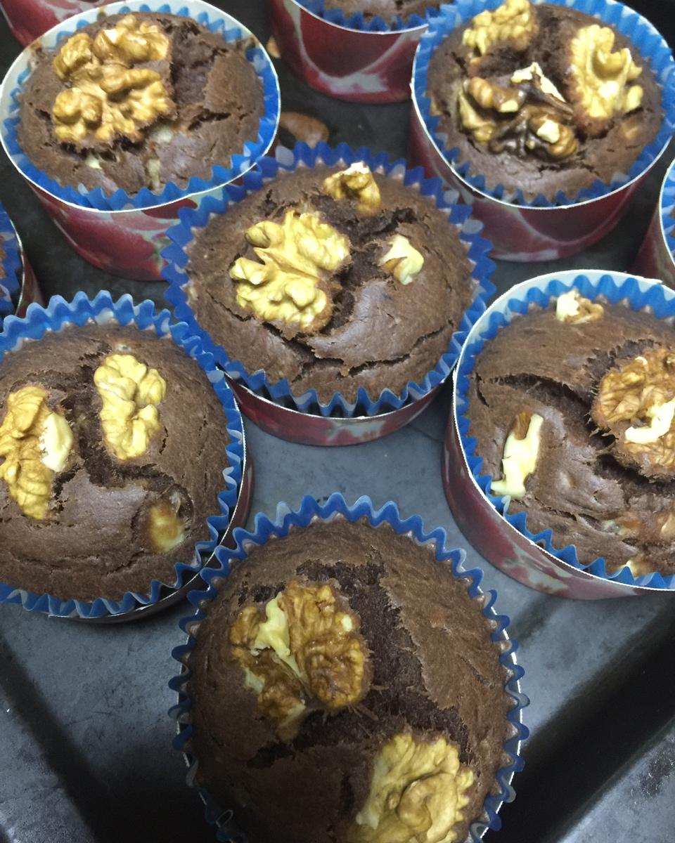 超快手超好吃的香蕉黑巧玛芬