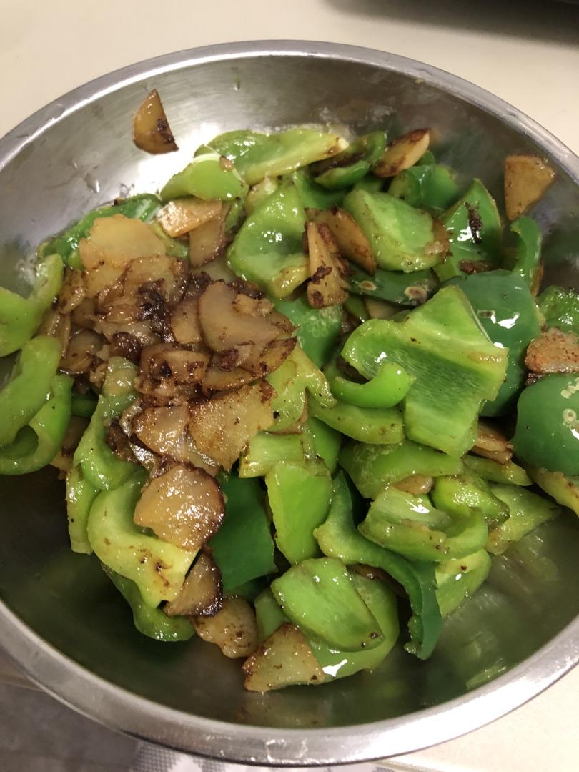 青椒土豆，素菜也可以香香的