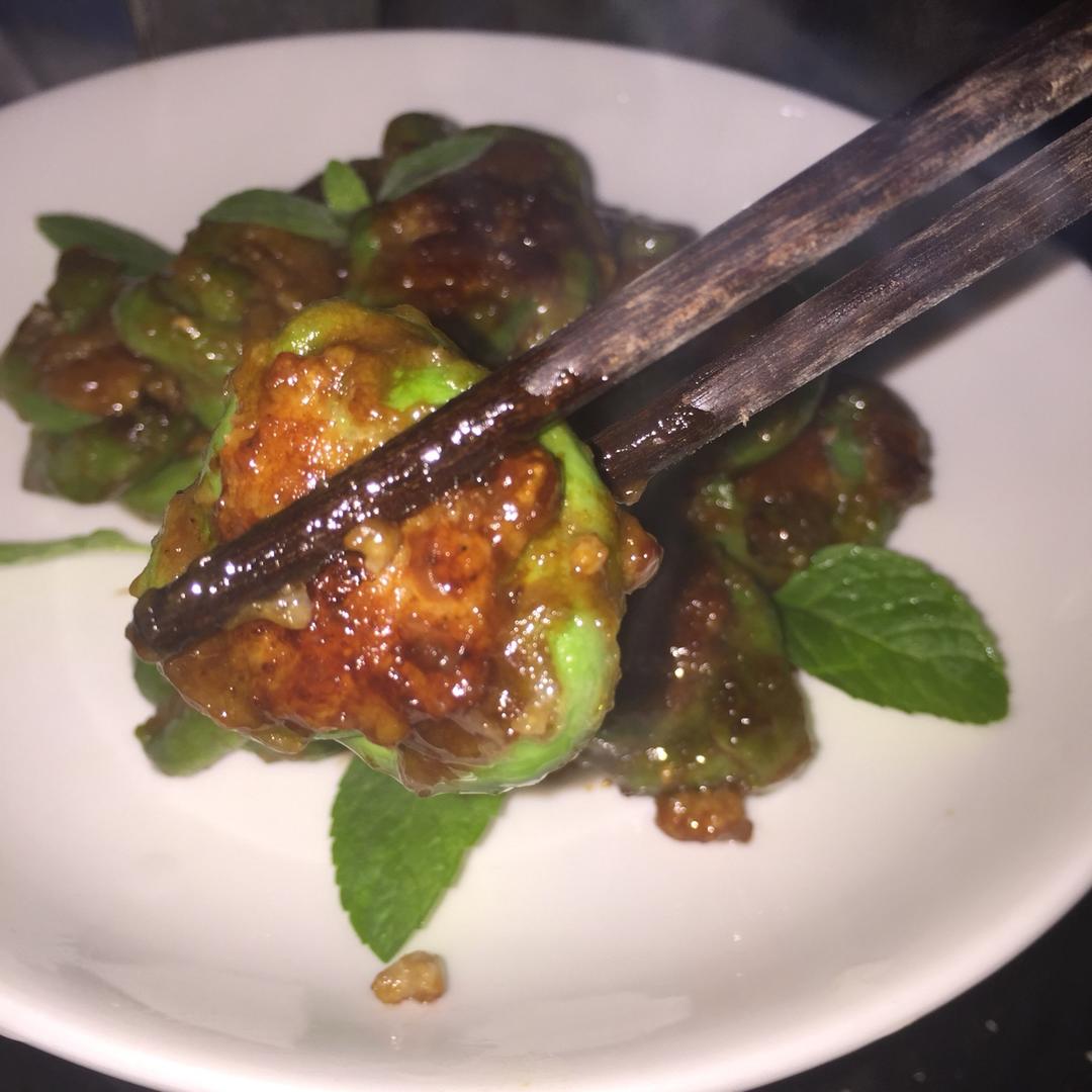 豇豆酿肉