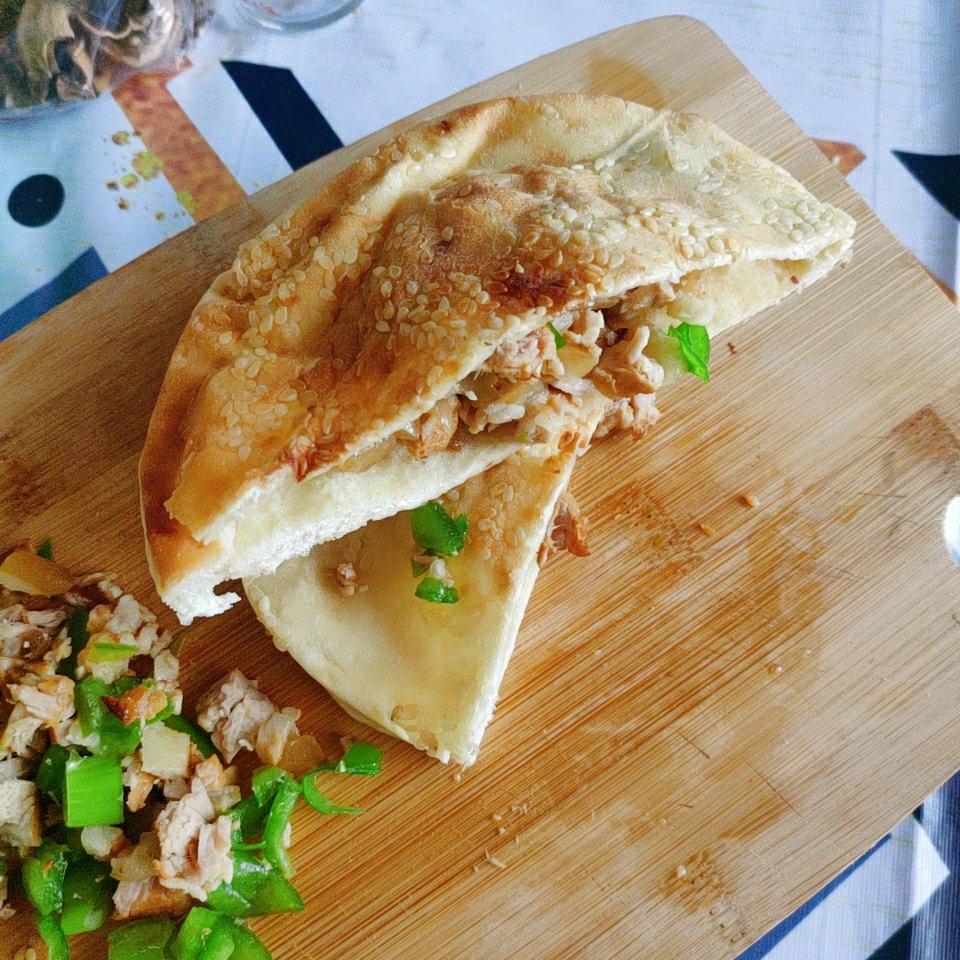 抹嘴-肉夹馍的肉和蛋，不放油版本
