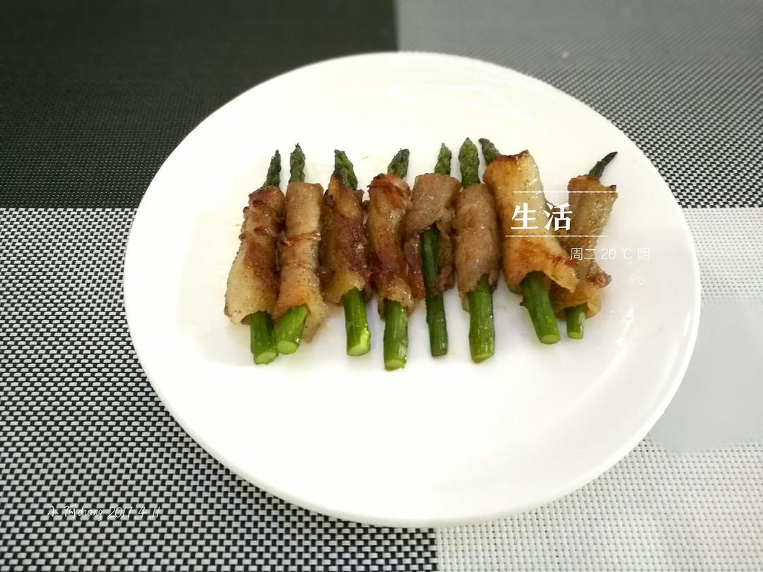 培根芦笋卷