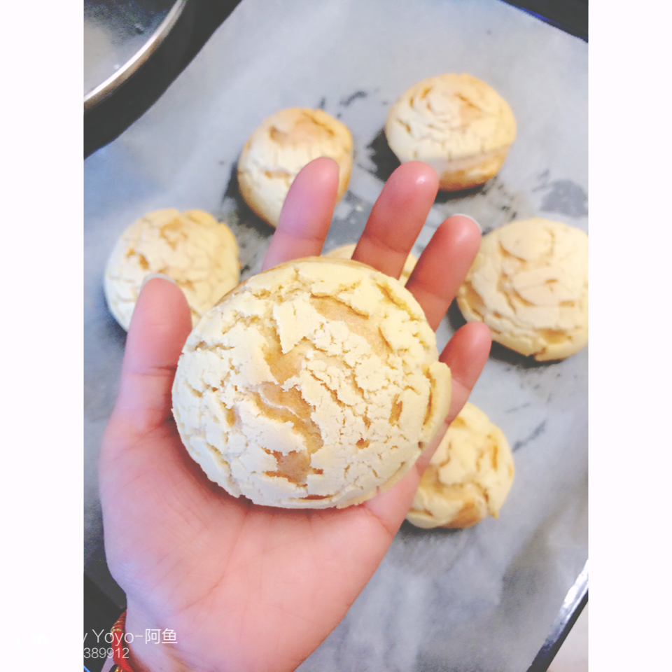 酥皮奶油泡芙--#皮黑森林#