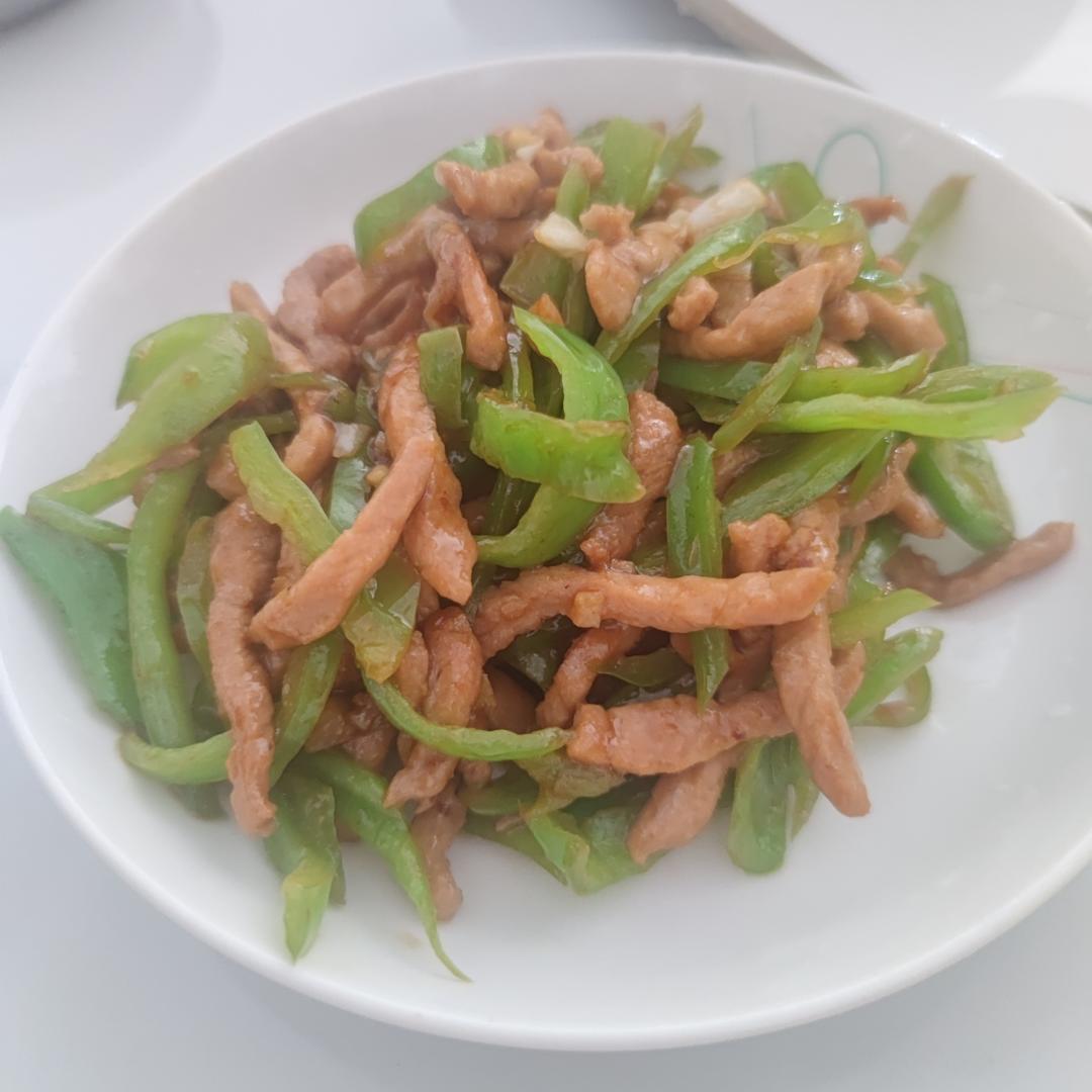 ‼️好吃到舔盘的青椒肉丝盖浇饭