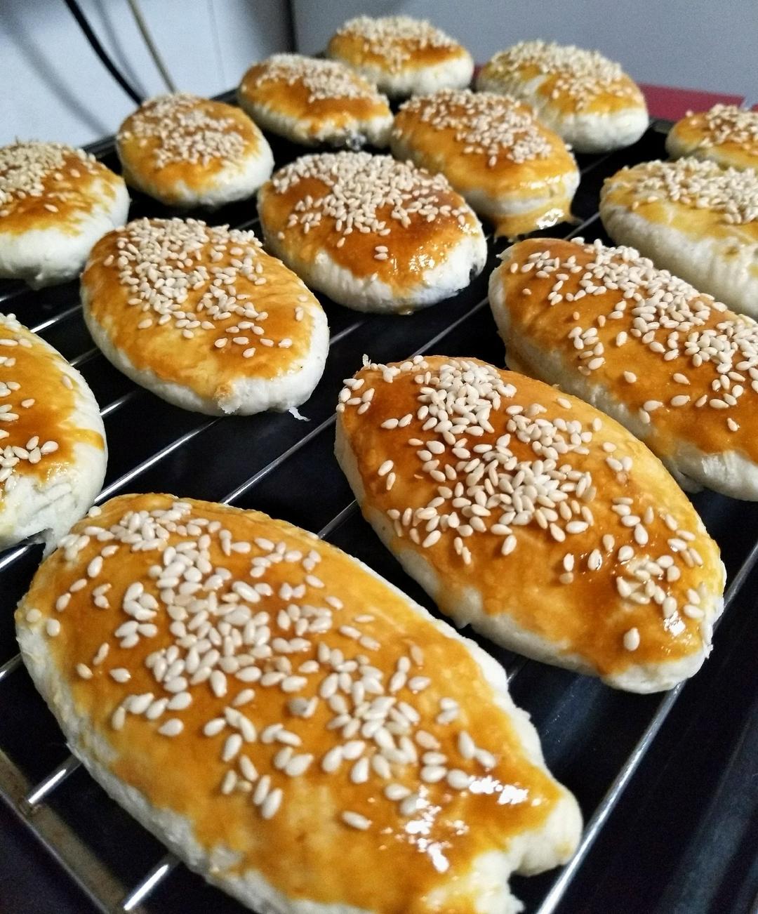 芝麻椒盐牛舌饼（北京小吃）