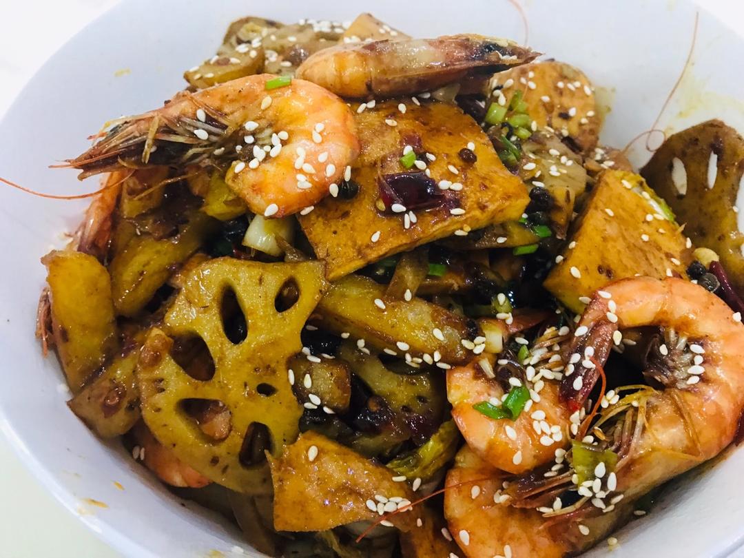干锅香辣虾