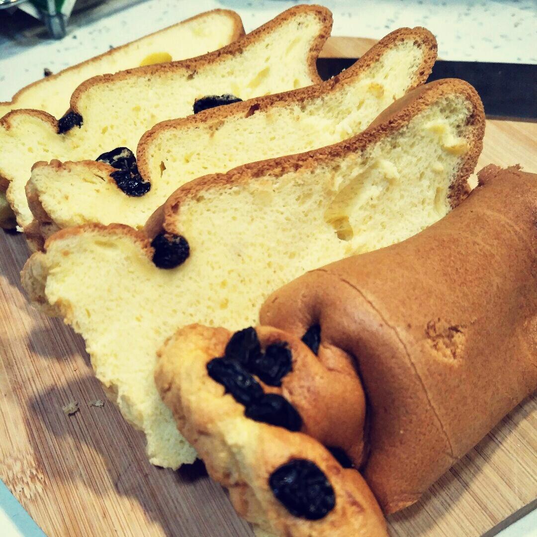 用面包机同样做出丝稠般柔软的戚风蛋糕