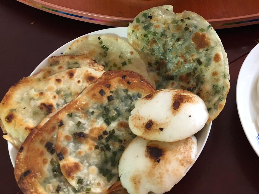 饺子皮葱油饼
