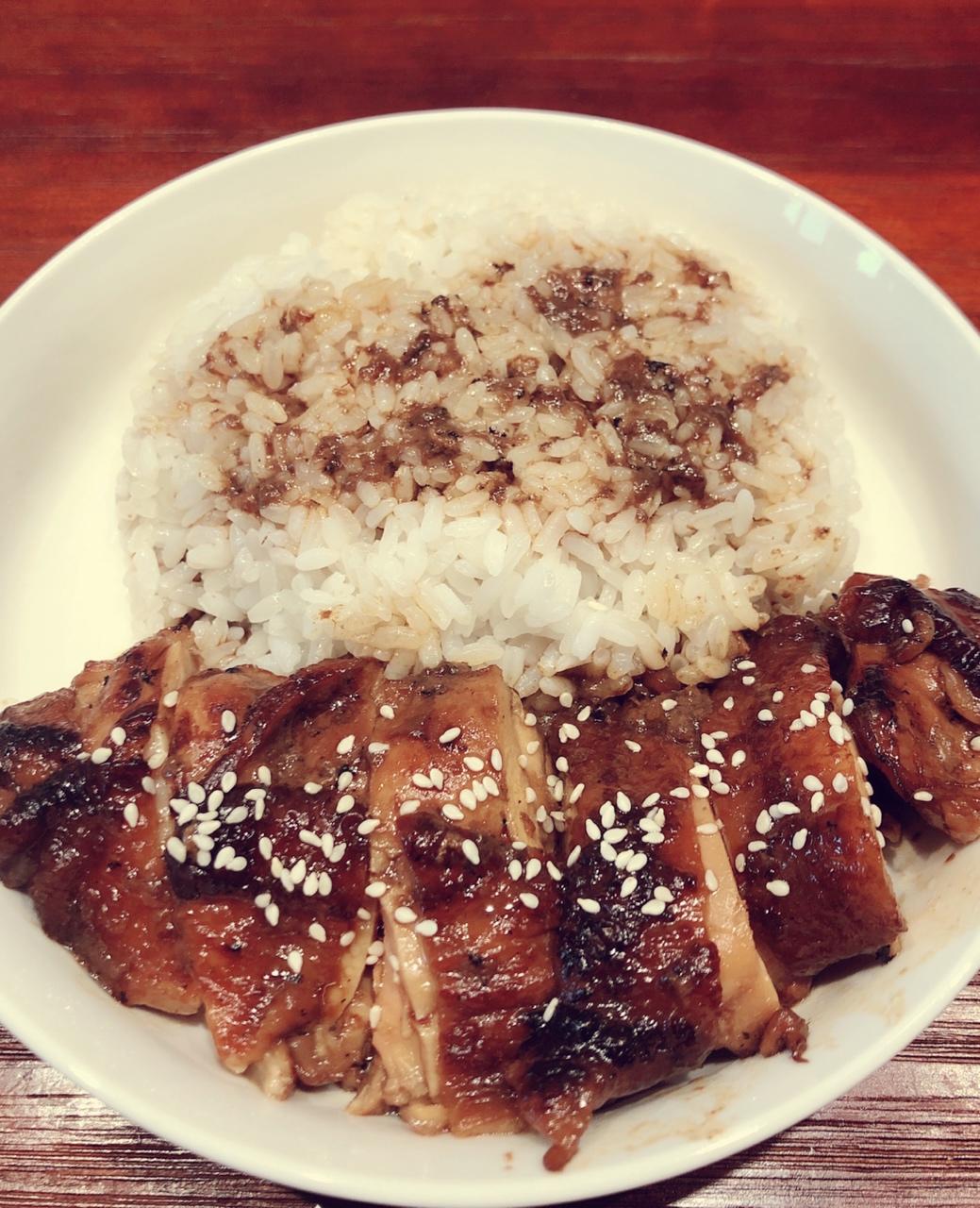 简单快手照烧鸡腿饭