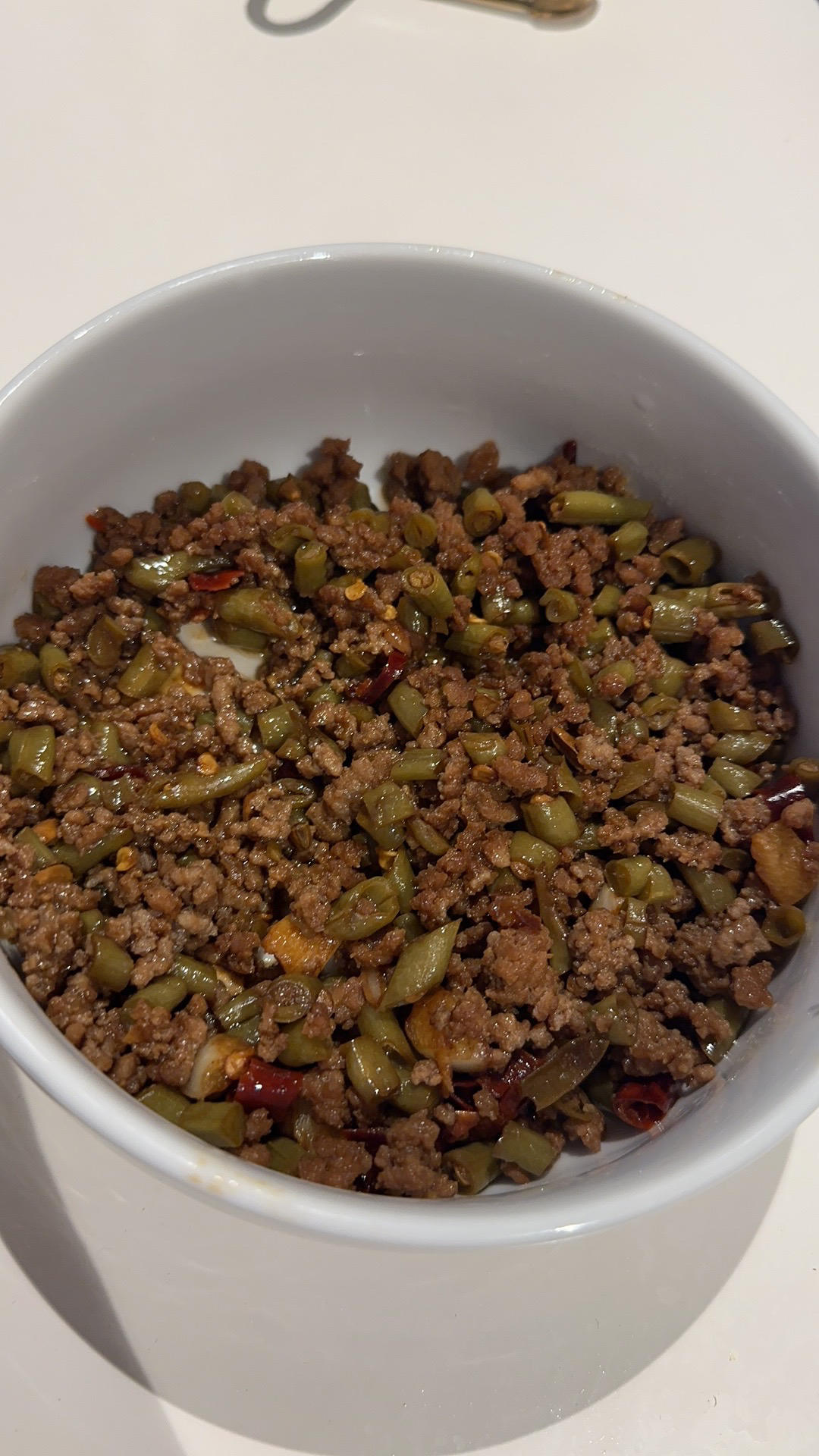 酸豆角肉沫
