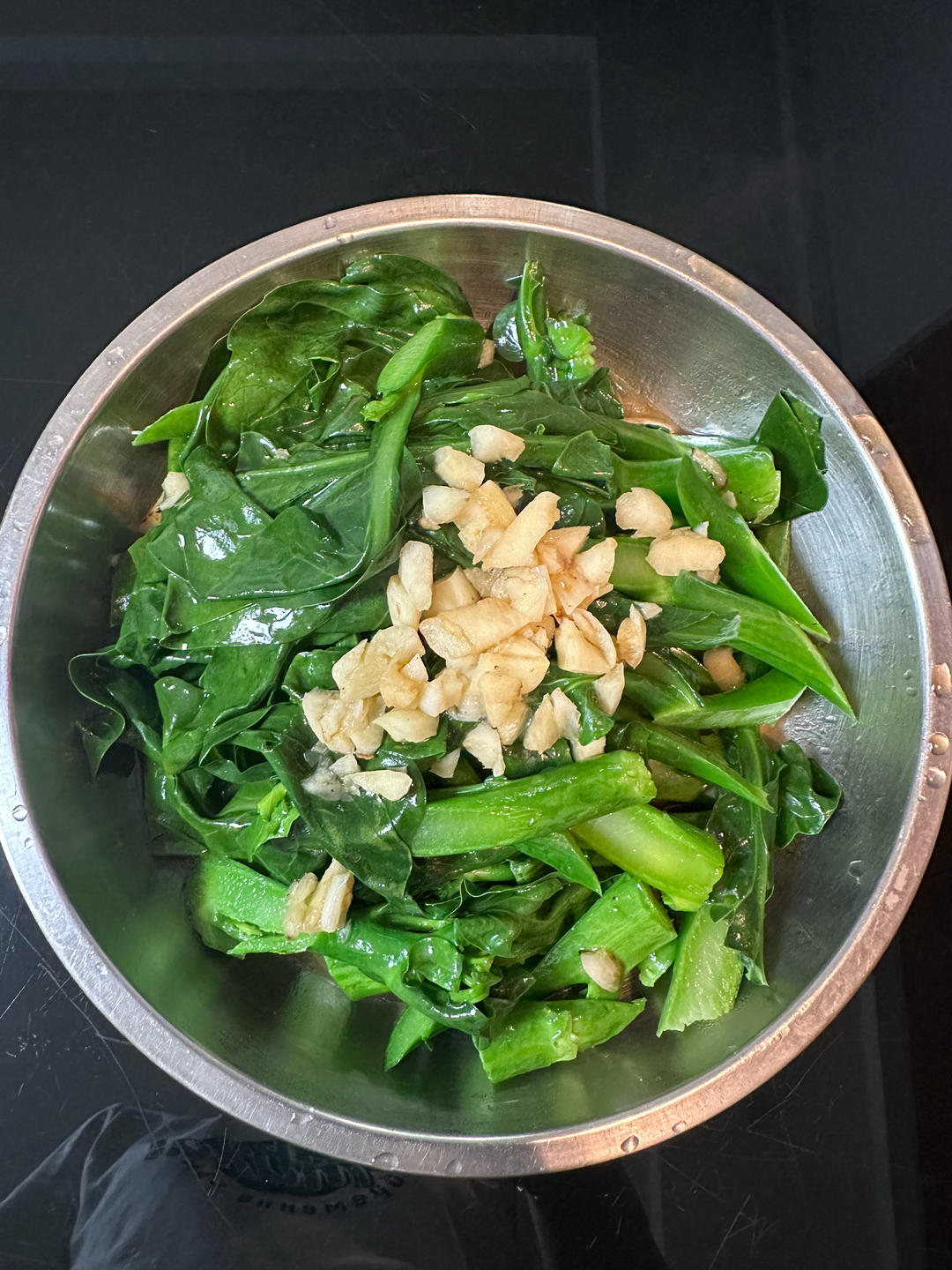 蚝油芥蓝，改刀后的比不改刀好吃百倍