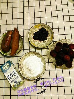 夏天的清🔥早餐，酸甜软糯超级好吃的“蔓越莓夹💞蕃薯小糯饼”的做法 步骤1