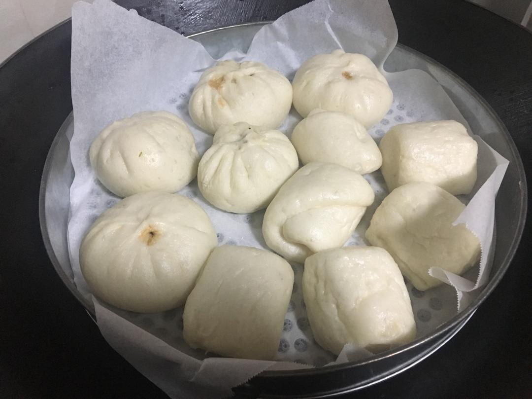 小时候的肉末粉丝包子