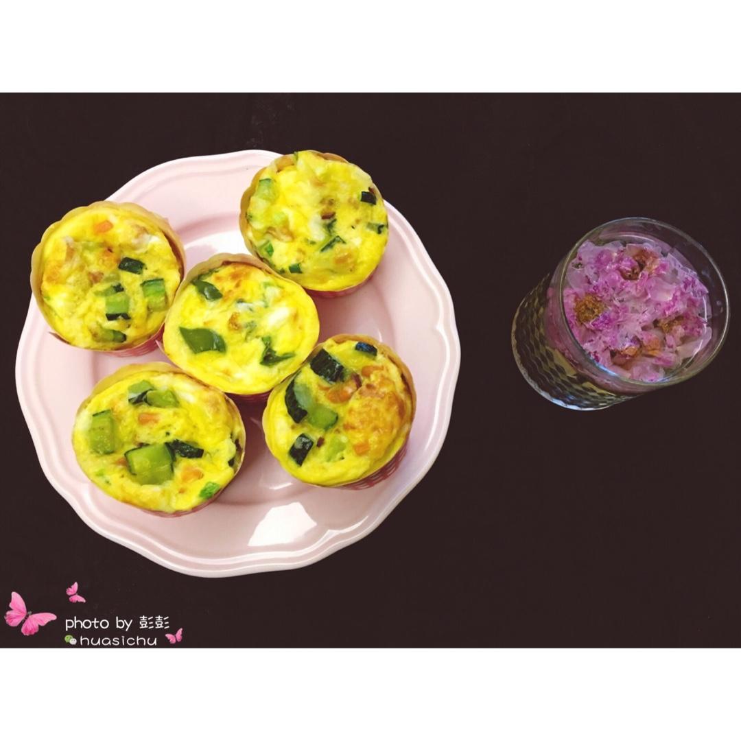 早餐鸡蛋杯cupcake Frittata