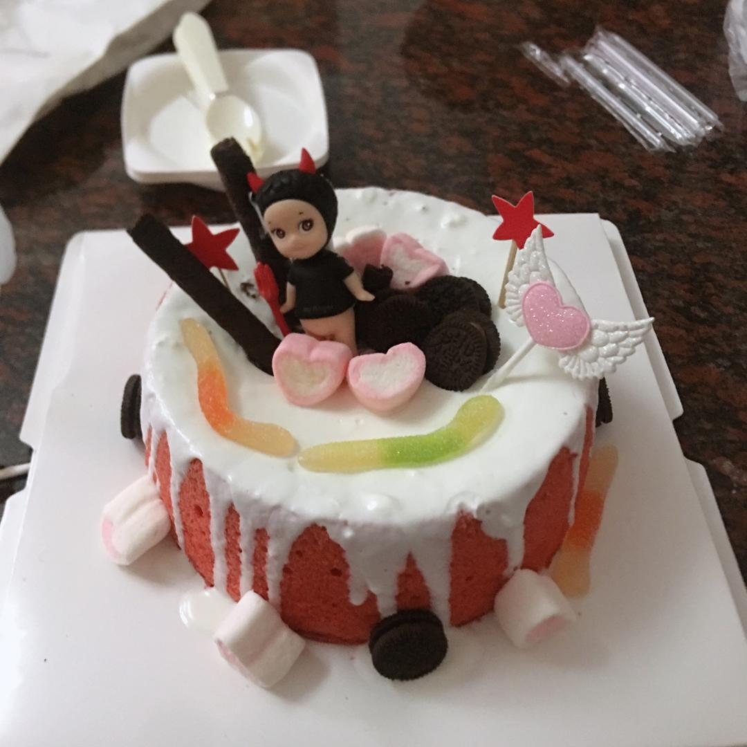 红丝绒戚风蛋糕-精华液版