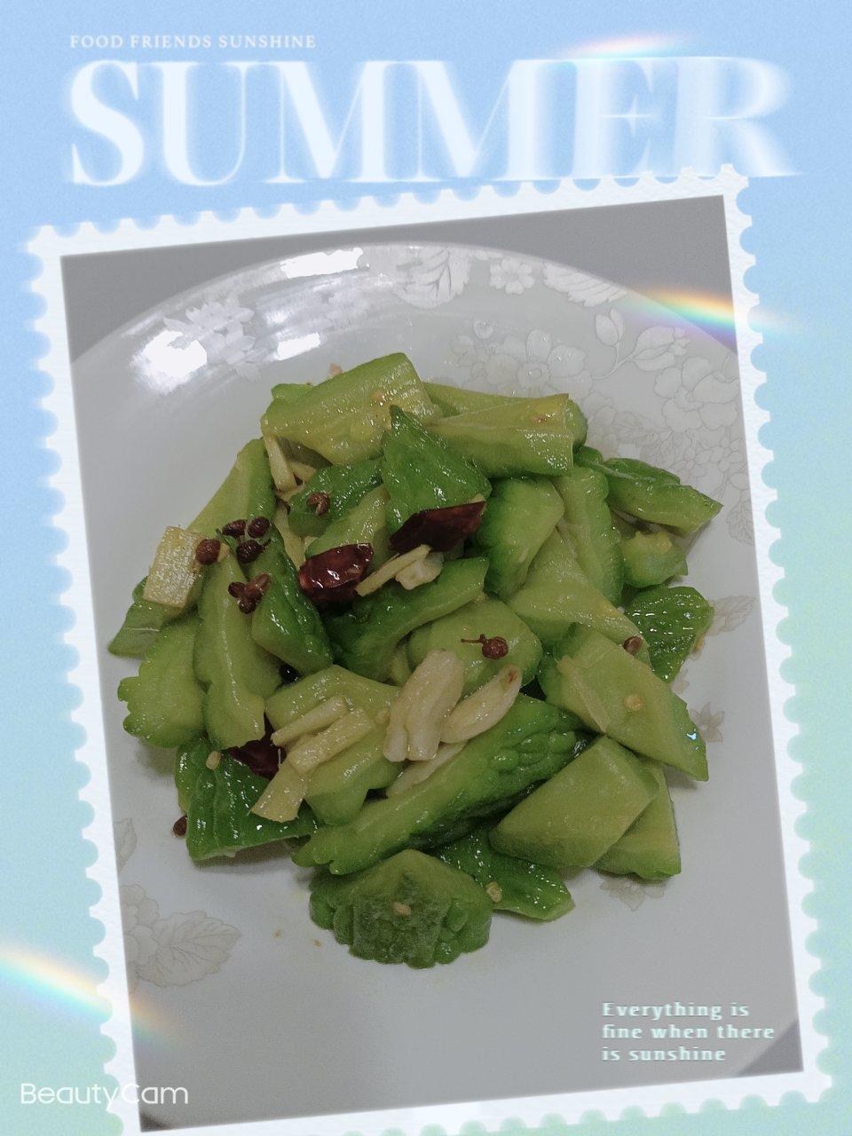 减脂餐——清炒苦瓜