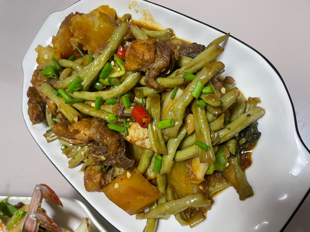 东北乱炖 排骨炖豆角