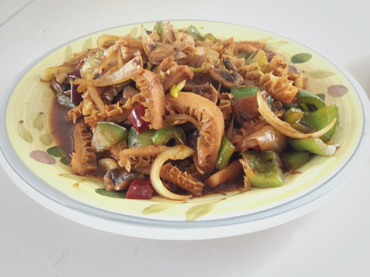 青椒炒牛肚