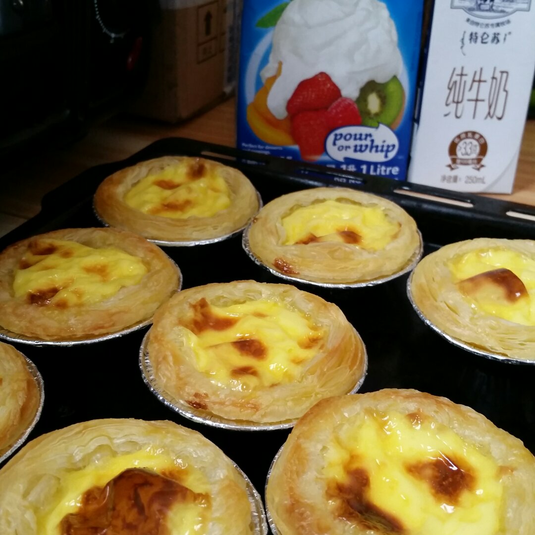 超完美味道超正的蛋挞配方，比KFC的还要嫩还要香~做过最好吃的蛋挞配方