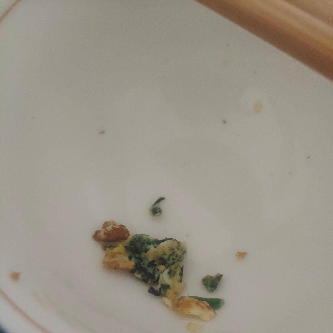 简易版菠菜鸡蛋卷懒人菜