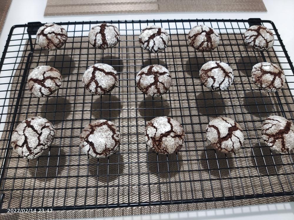 可可裂纹曲奇的做法