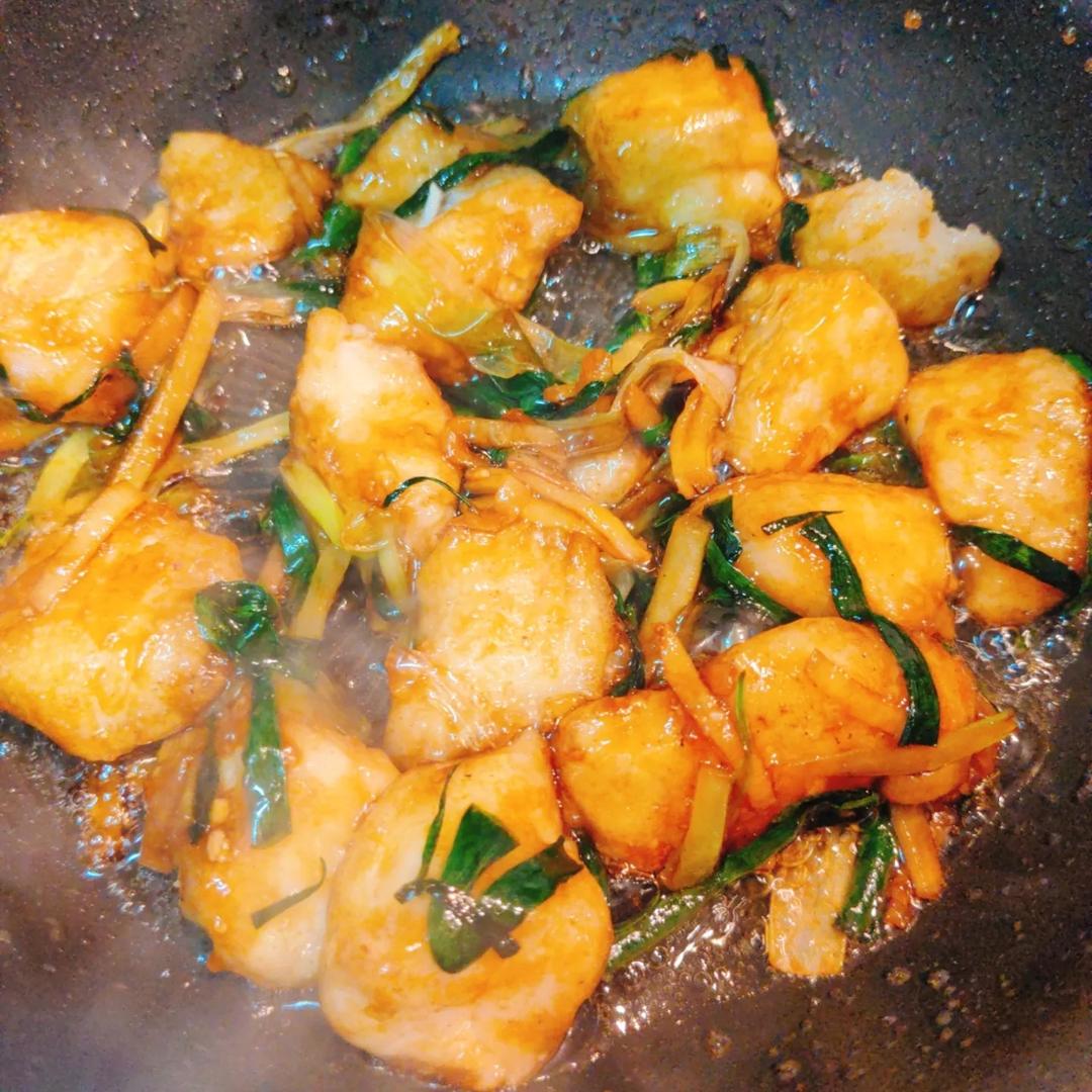 超下饭の香葱烧鳕鱼