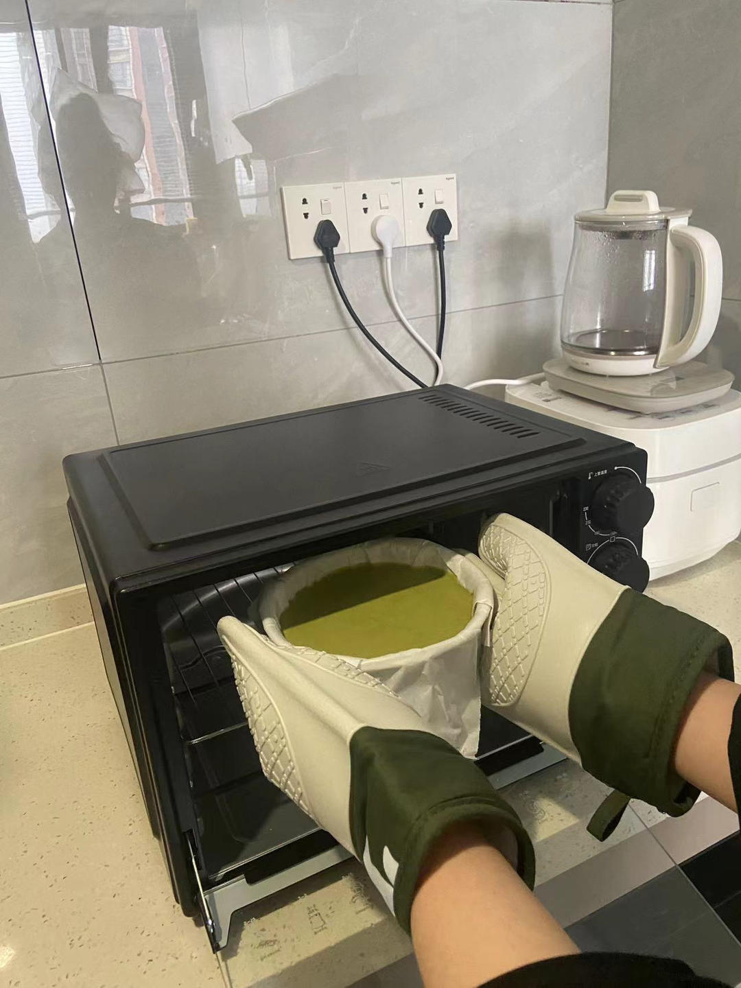 流心抹茶巴斯克芝士蛋糕