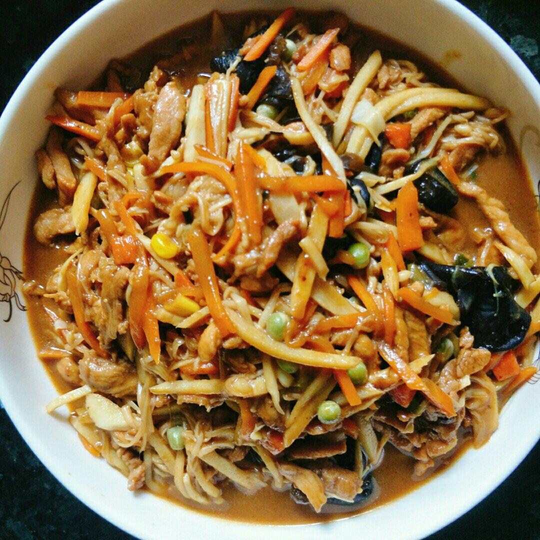 🌟传统版糖醋汁鱼香肉丝，大人孩子的最爱，我也喜欢吃，不放豆瓣酱才是老味道，快来试试吧。