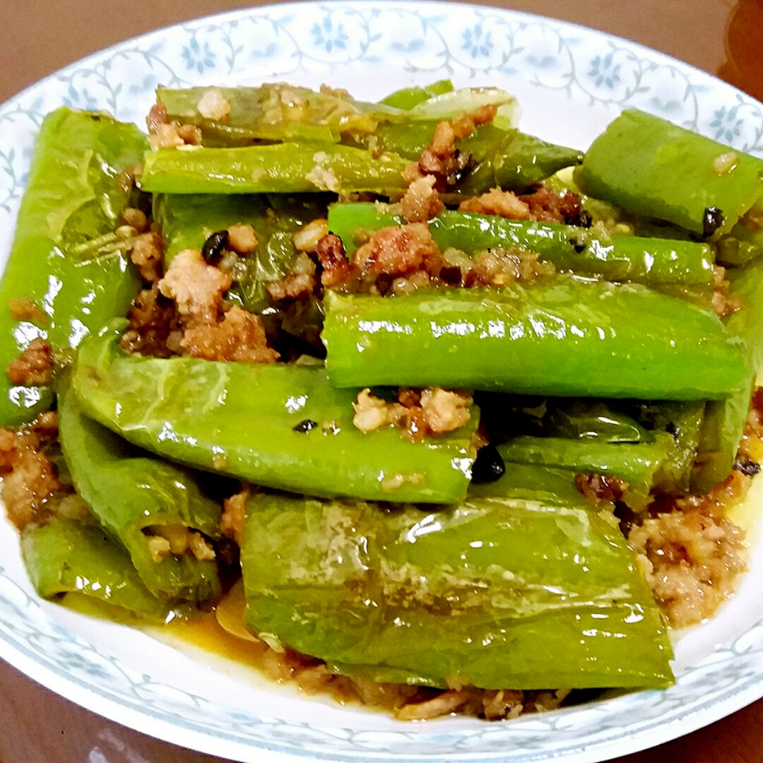 碧海悠澜做的油焖尖椒