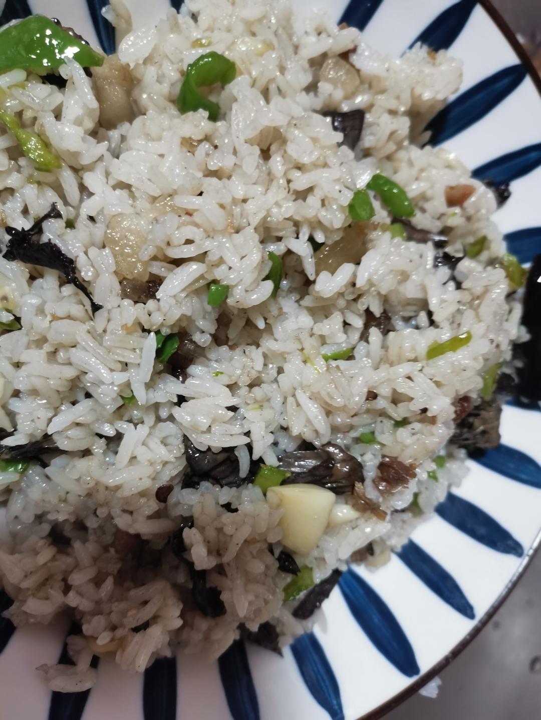 干巴菌炒饭（炒饭中的天花板）