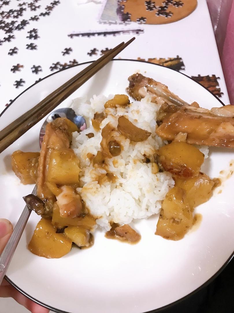 土豆炖鸡翅（快手零失败）