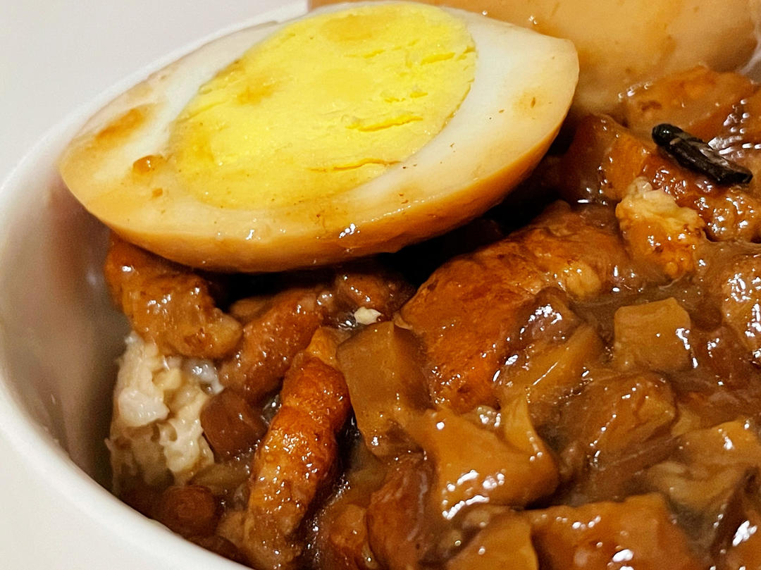 【台式卤肉饭】最地道的卤肉饭，4步就搞定！