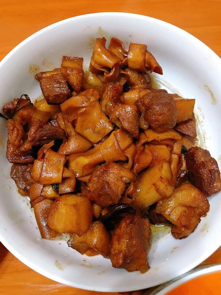 百叶结烧肉                         （肥而不腻）的做法