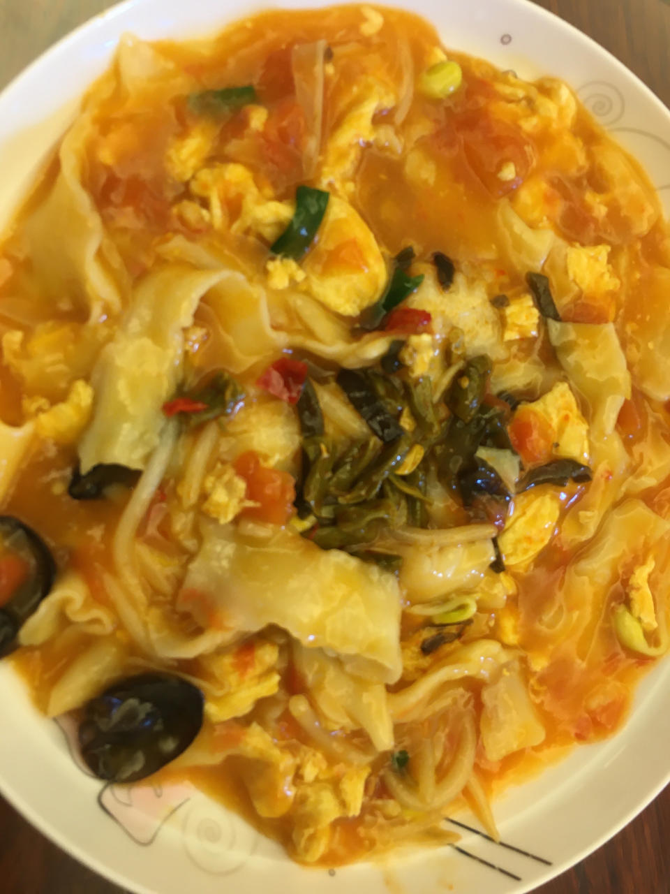 西红柿鸡蛋打卤面