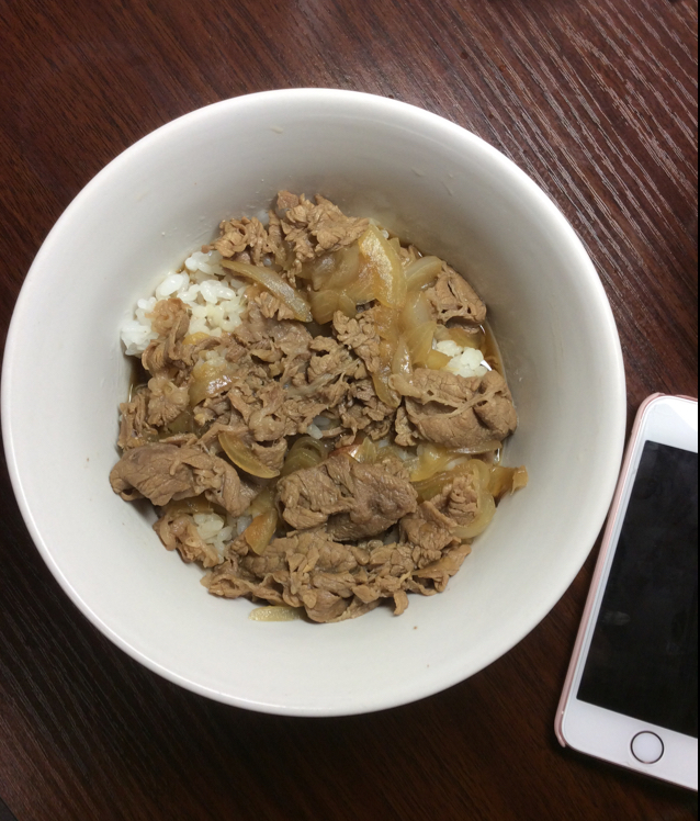 和风牛丼 - 比吉野家的好吃：）