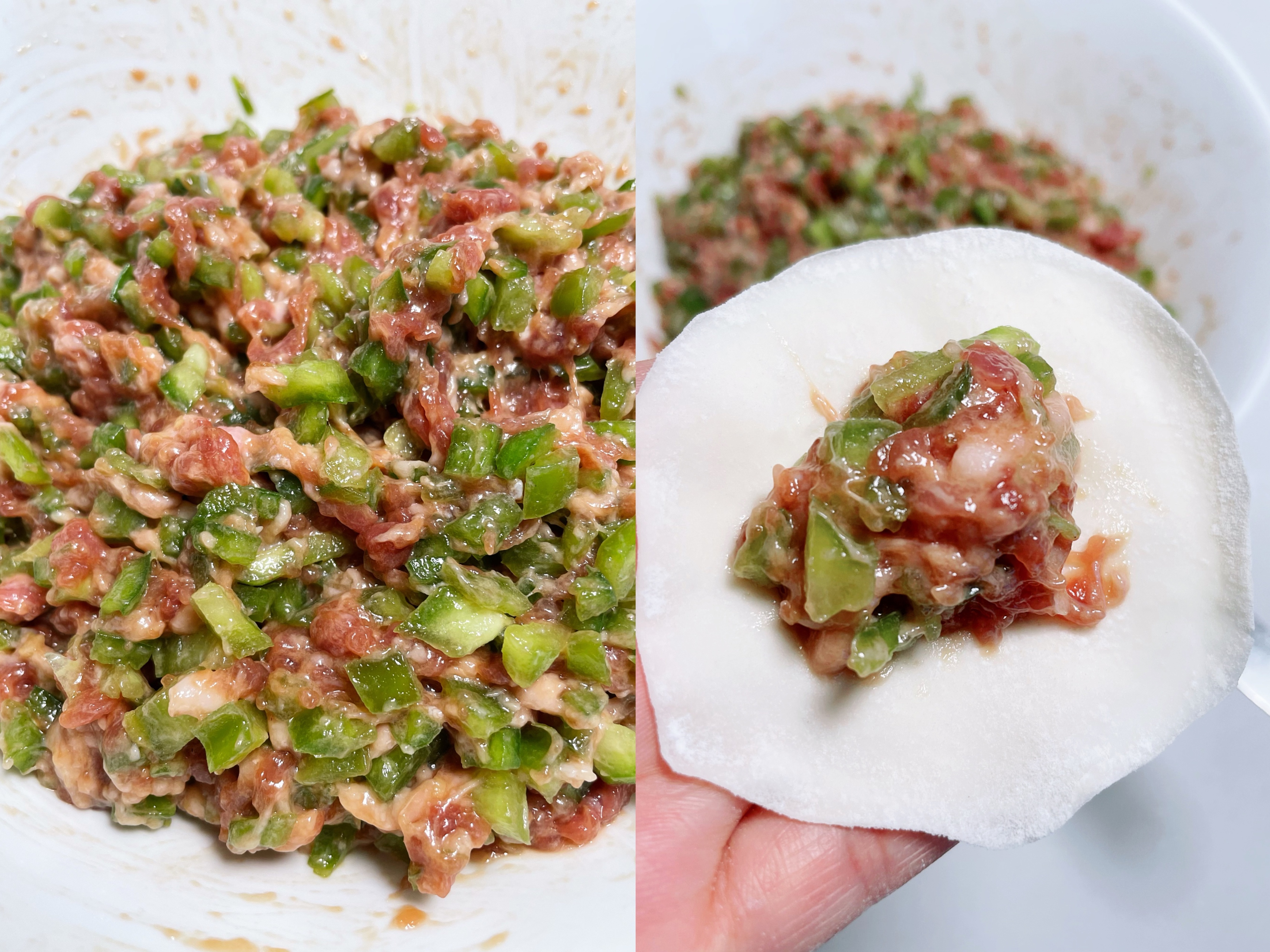 万能基础肉馅儿｜可做（芹菜、青椒、虾仁、白菜、土豆…）饺子🥟包子的做法 步骤9