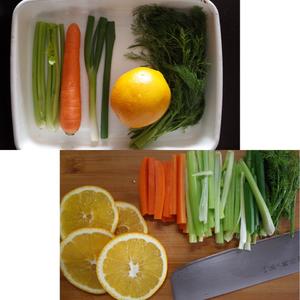橙香纸包鱼「碧浪净享简单锋味」的做法 步骤2
