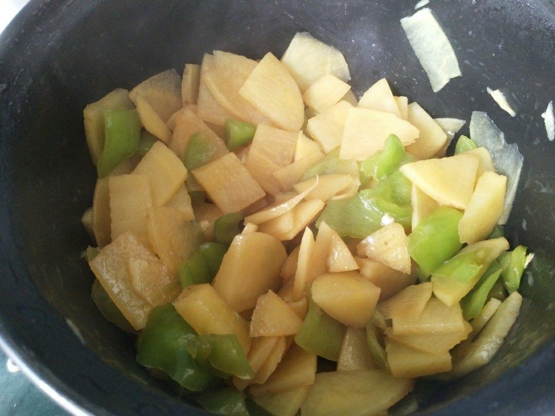 青椒土豆，素菜也可以香香的